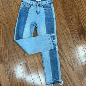 Flying Monkey Two-Tone High-Waisted Women's Jeans